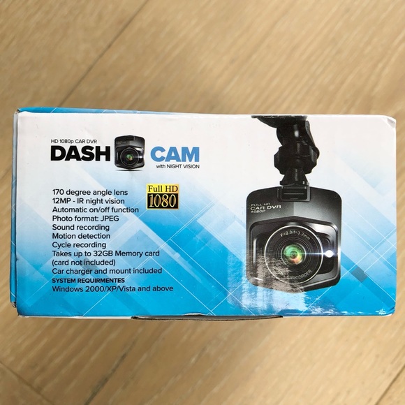 Dash Cam HD 1080P Car DVR with Night Vision New in Box NWT Unused - Picture 5 of 9
